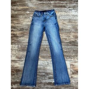 Buckle black women’s jeans